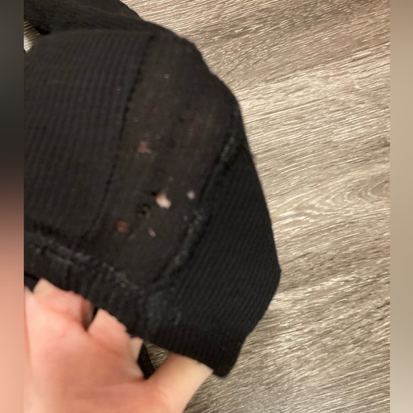 BCBG Maxazria black long sleeve thumb hole lace bottom dress Small - Picture 7 of 7